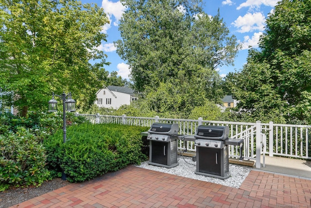 25 Adams Ave Unit 103, Stamford, CT 06902 - view of patio with area for grilling