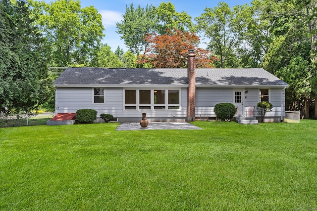 253 Simsbury Rd, West Hartford, CT 06117 - back of house with a patio and a shingled roof