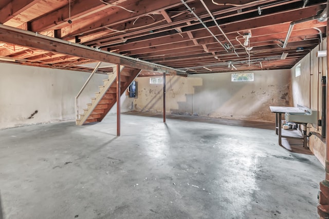 66 Bridgeport Ave, Bristol, CT 06010 - basement with stairway