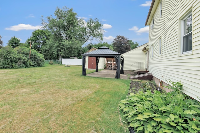 66 Bridgeport Ave, Bristol, CT 06010 - view of yard featuring a gazebo and a patio area
