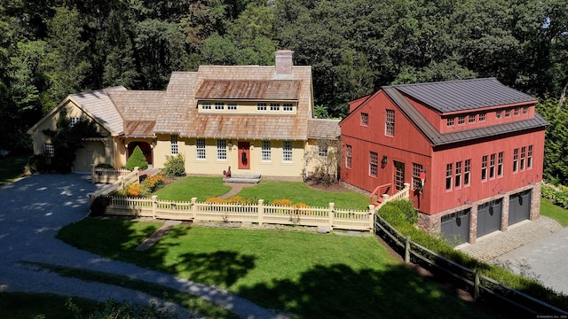 44 Brook St, Groton, CT 06340 - view from above of property featuring a forest