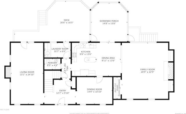 70 Fitch Ln, New Canaan, CT 06840 - view of floor plan / room layout