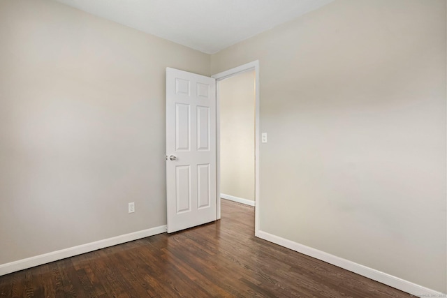 8 Rain Dance Cir, Naugatuck, CT 06770 - unfurnished room with baseboards and dark wood-style floors