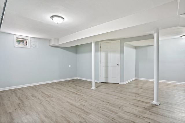 8 Rain Dance Cir, Naugatuck, CT 06770 - finished below grade area featuring wood finished floors and baseboards