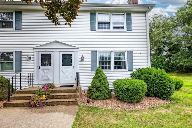 1 Boulder Rd Unit 1, Colchester, CT 06415 - view of front of property with a chimney