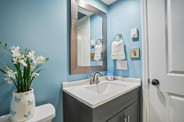 499 Heritage Vlg Unit B, Southbury, CT 06488 - half bathroom with vanity and toilet