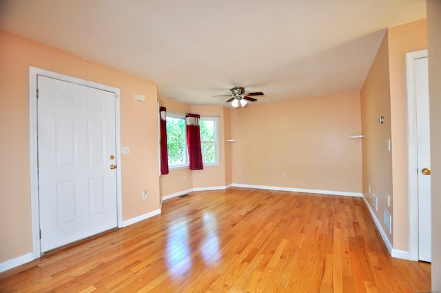 19 Windy Hill Ln Unit 19, Rocky Hill, CT 06067 - empty room featuring light wood-type flooring and a ceiling fan