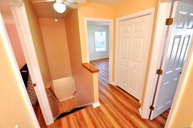 19 Windy Hill Ln Unit 19, Rocky Hill, CT 06067 - hall featuring an upstairs landing and light wood-style flooring