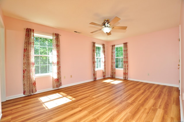 19 Windy Hill Ln Unit 19, Rocky Hill, CT 06067 - unfurnished room featuring light wood finished floors and ceiling fan