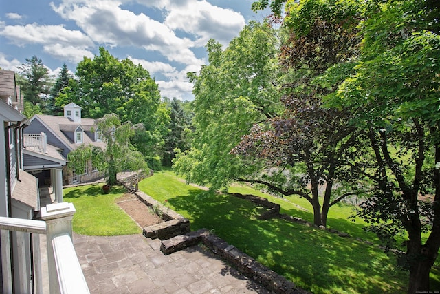 873 N Salem Rd, Ridgefield, CT 06877 - view of green lawn with a patio area