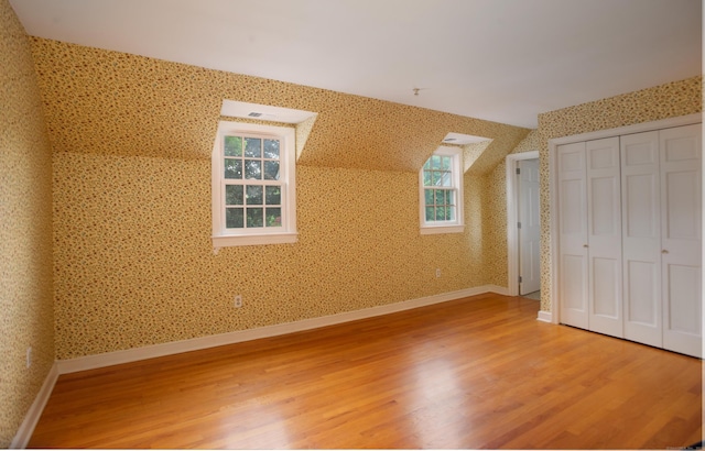 873 N Salem Rd, Ridgefield, CT 06877 - bonus room with wallpapered walls and light wood-type flooring