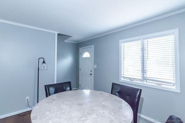 19 Garfield Rd, Bristol, CT 06010 - dining room with crown molding and healthy amount of natural light
