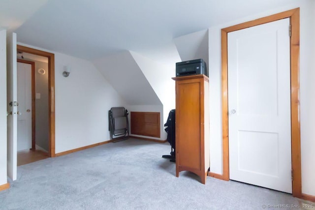 19 Garfield Rd, Bristol, CT 06010 - additional living space featuring light colored carpet and vaulted ceiling