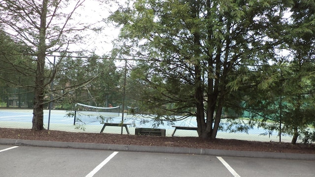 4 Rosewood Cir Unit 4, Monroe, CT 06468 - uncovered parking lot with a tennis court