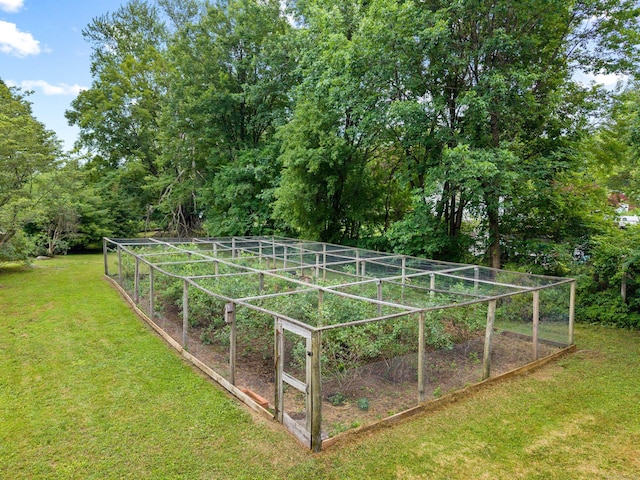 18 Cards Mill Rd, Columbia, CT 06237 - view of green lawn featuring a vegetable garden