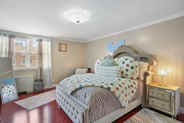 2370 N Ave Unit 5E, Bridgeport, CT 06604 - bedroom featuring wood finished floors and crown molding