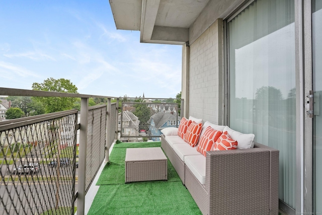 2370 N Ave Unit 5E, Bridgeport, CT 06604 - balcony featuring an outdoor living space