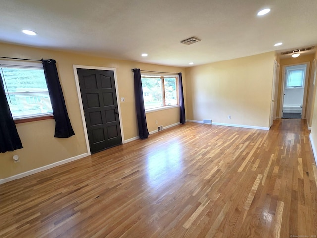 266 Cianci Rd, New Britain, CT 06053 - entryway with recessed lighting and light wood-type flooring