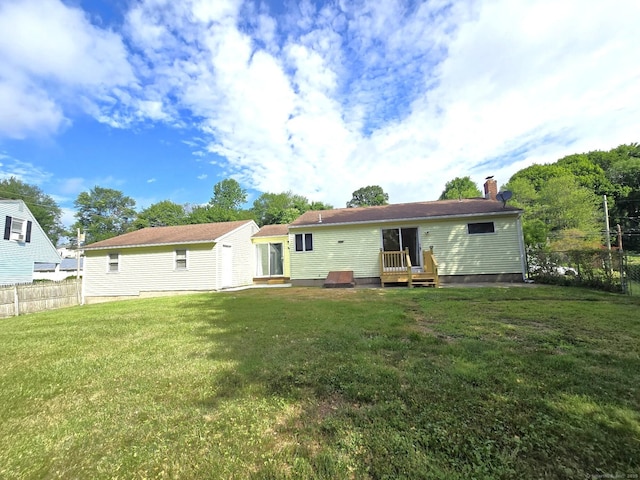 266 Cianci Rd, New Britain, CT 06053 - back of house featuring a chimney
