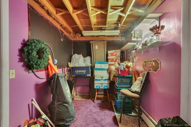 25 Ridgewood Rd, Willington, CT 06279 - storage room with baseboard heating