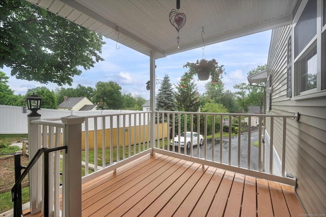 266 Ballfall Rd, Middletown, CT 06457 - view of wooden deck