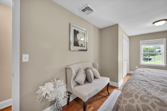 266 Ballfall Rd, Middletown, CT 06457 - bedroom with light wood-style flooring and baseboards