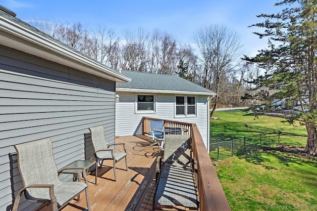 31 Bob White Way, Plainfield, CT 06354 - view of wooden deck