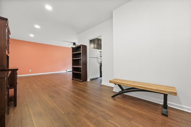 1060 New Haven Ave Apt 7, Milford, CT 06460 - empty room featuring dark wood finished floors and recessed lighting