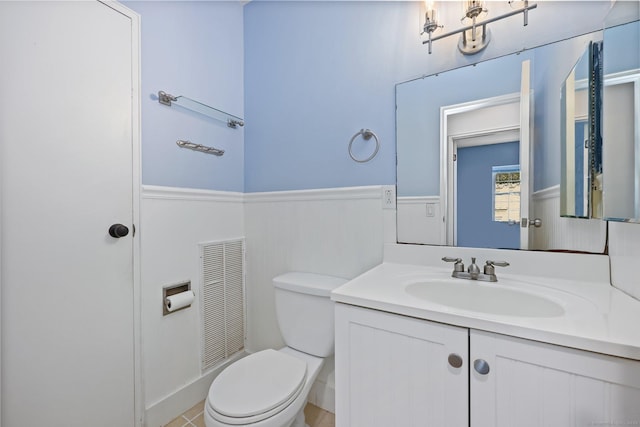 1060 New Haven Ave Apt 7, Milford, CT 06460 - bathroom featuring vanity and a wainscoted wall