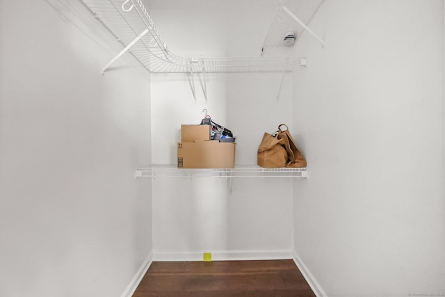 1060 New Haven Ave Apt 7, Milford, CT 06460 - walk in closet with dark wood-type flooring