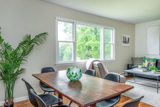 23 Bell Hill Rd, Washington, CT 06793 - dining area with wood finished floors and baseboards