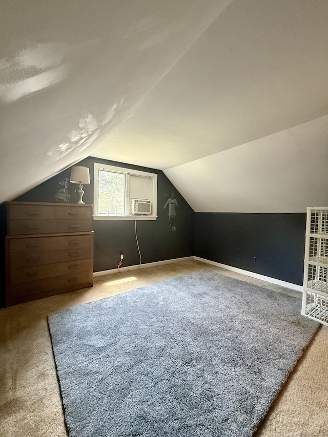 13 Myrna Dr, Marlborough, CT 06447 - additional living space featuring carpet floors, vaulted ceiling, and cooling unit