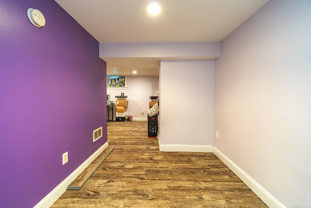 44 Middle Tpke E, Manchester, CT 06040 - corridor with wood finished floors and recessed lighting