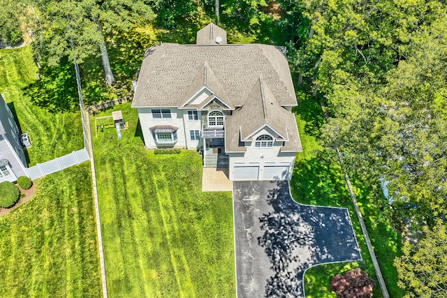 19 Woodlawn Dr, Trumbull, CT 06611 - view from above of property