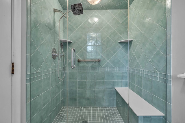7 Sharon Ln, Old Saybrook, CT 06475 - full bathroom featuring tiled shower