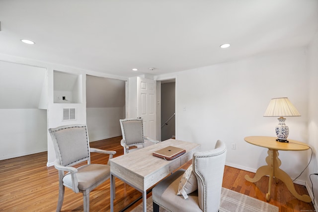 64 Red Top Dr, West Hartford, CT 06110 - dining area featuring recessed lighting and light wood finished floors