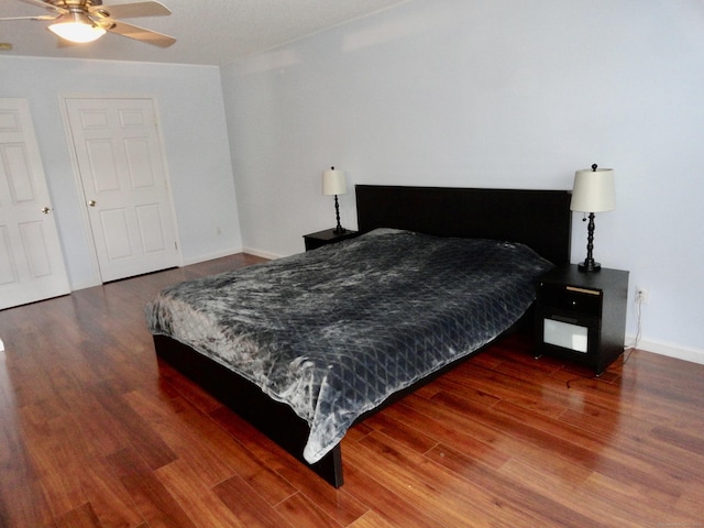 17 Ridge View Ter, New Hartford, CT 06057 - bedroom featuring wood finished floors and ceiling fan