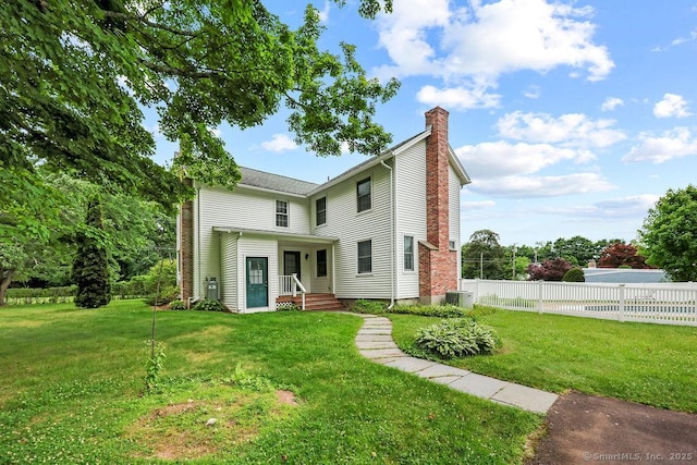 88 Powder Hill Rd, Middlefield, CT 06455 - view of front of house with a chimney