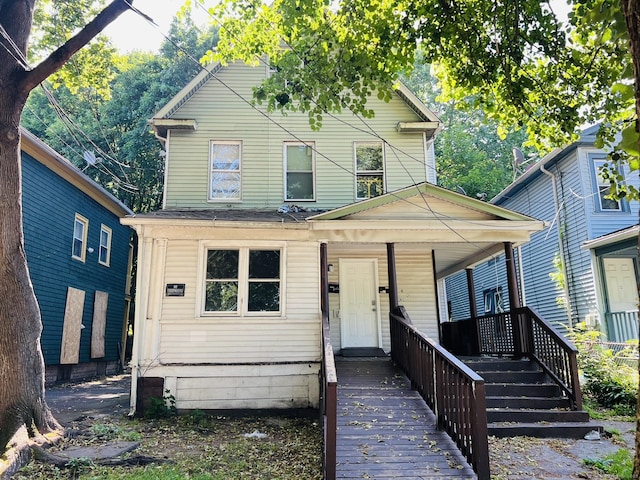 141 County St, New Haven, CT 06511 - view of front facade with covered porch