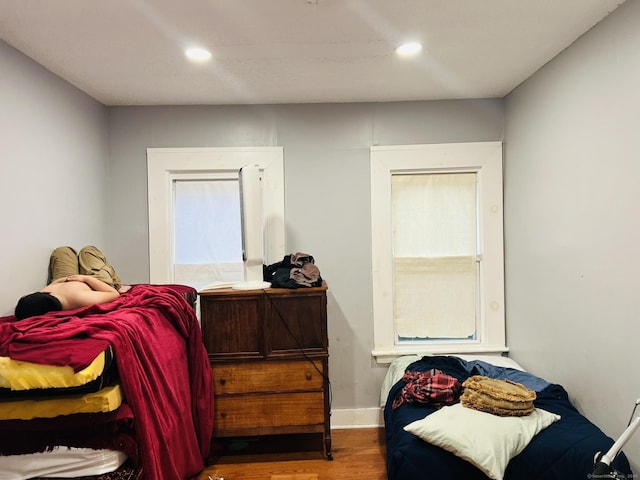 141 County St, New Haven, CT 06511 - bedroom featuring wood finished floors and recessed lighting