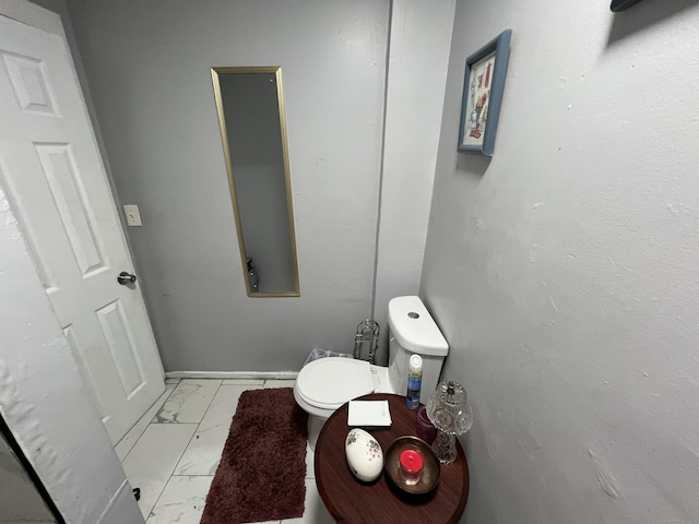 141 County St, New Haven, CT 06511 - bathroom with marble finish floors and toilet