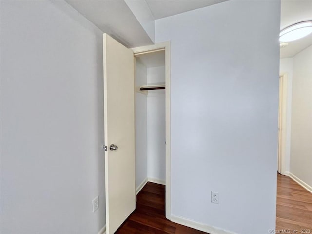 296 Main Ave Unit 1, Norwalk, CT 06851 - unfurnished bedroom with wood finished floors and a closet