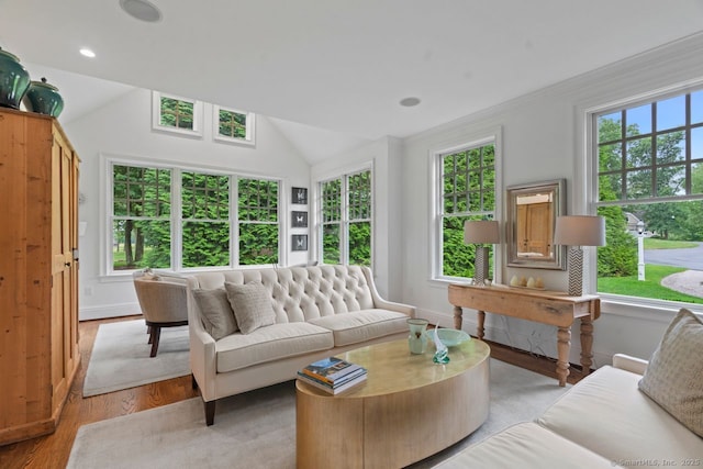 206 Fox Hopyard Rd, East Haddam, CT 06423 - living room featuring light wood-style floors and baseboards