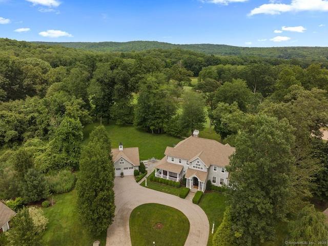 206 Fox Hopyard Rd, East Haddam, CT 06423 - view of subject property featuring a heavily wooded area