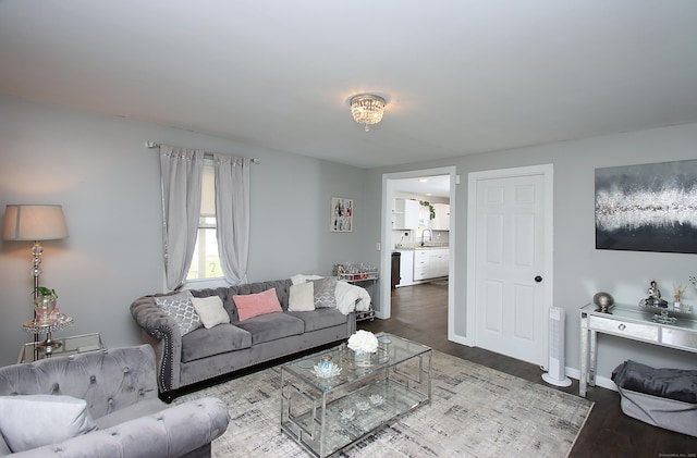 58 Litchfield St, Thomaston, CT 06787 - living room with wood finished floors and baseboards