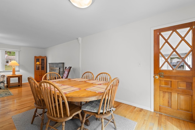 29 Jeffrey Dr, Wallingford, CT 06492 - dining space with light wood-style floors and baseboards