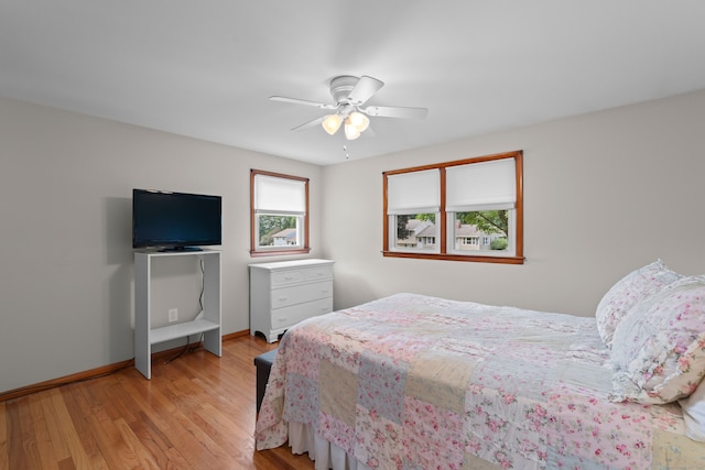 29 Jeffrey Dr, Wallingford, CT 06492 - bedroom with light wood-style floors and ceiling fan