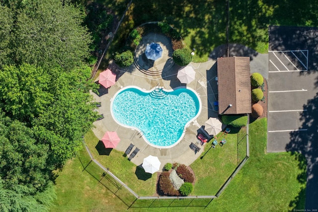 16 Juniper Cir Unit 16, Monroe, CT 06468 - bird's eye view of a pool