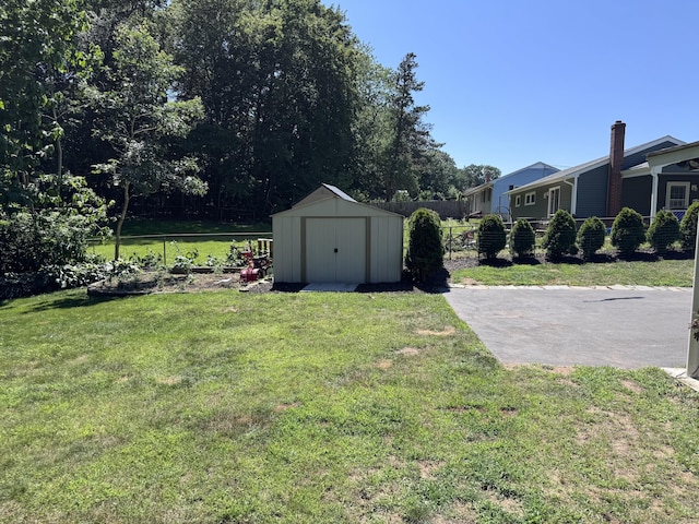 44 Coolidge St, Windsor Locks, CT 06096 - view of yard with a storage unit