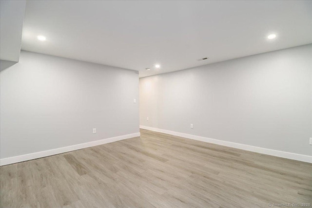 12 Deer Run Rd, Brookfield, CT 06804 - spare room featuring recessed lighting and light wood finished floors